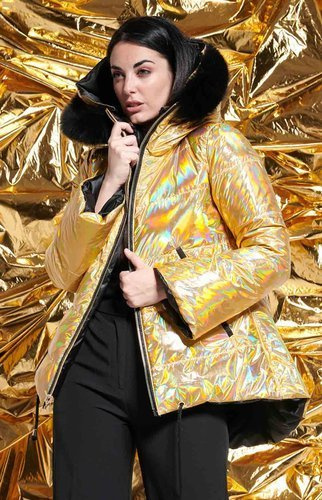 FLO & CLO páperová bunda CLODIA CORTO REVERSIBILE obojstranná