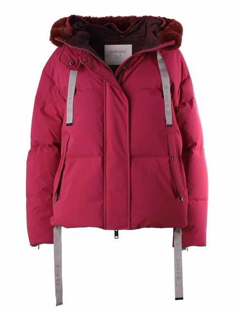 DIEGO M CROPPED FIT 61 cm – luxusná talianska péřová bunda s voľným