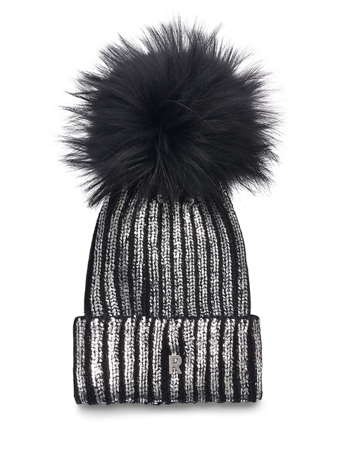 Rockandblue POM POM X Black Silver cap