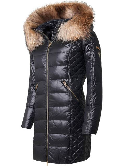 ROCKANDBLUE CIARA 90 cm - Dámsky páperový kabát s kapucňou vo veľmi úzkom strihu