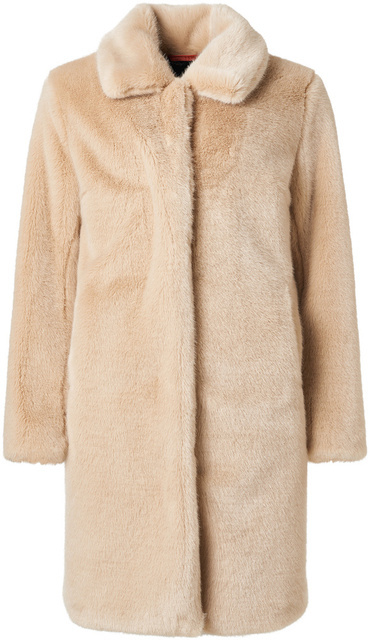 SAKI TIFFANY 93 cm - Umelá kožušina v béžovej farbe